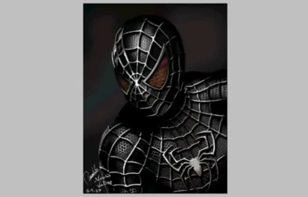 Speed Painting Homem Aranha Capa