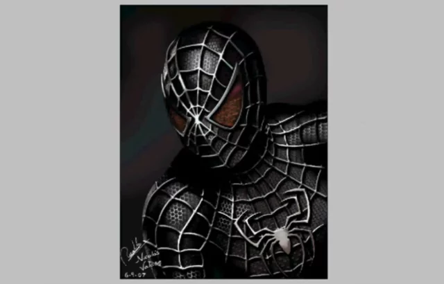 Speed Painting Homem Aranha Capa
