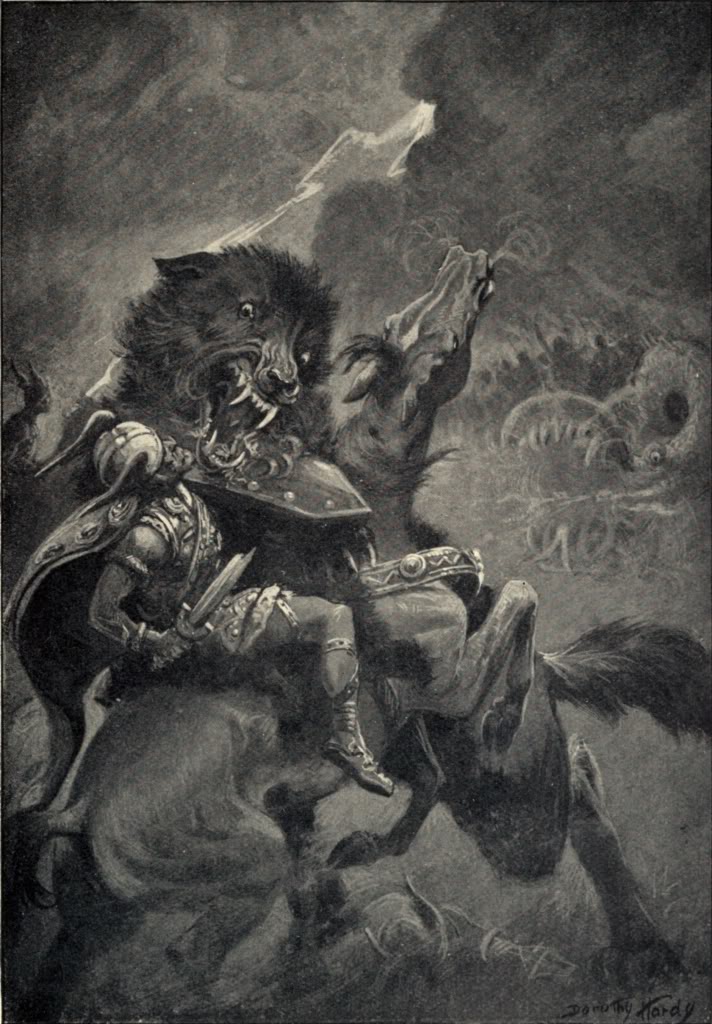 Fenris devorando Odin