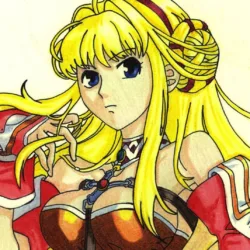 Dicas para desenho 02 - Lápis de cor (colorindo) Desenho Sacerdotisa Eir - Capa 01