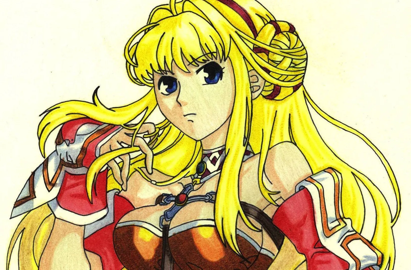 Desenho Sacerdotisa Eir - Capa 01