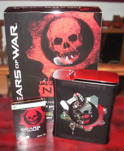 Belos Casemods do PS3, Xbox 360 e Nintendo Wii Casemod de Xbox 360 - Gears of War