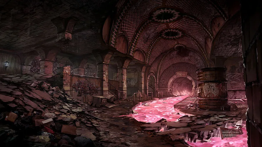ghostbusters slime tunnel by kuren