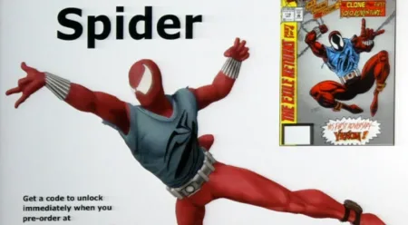 As roupas extras de Spider-Man: Shattered Dimensions Spider-Man Shattered Dimensions - Scarlet Spider Capa