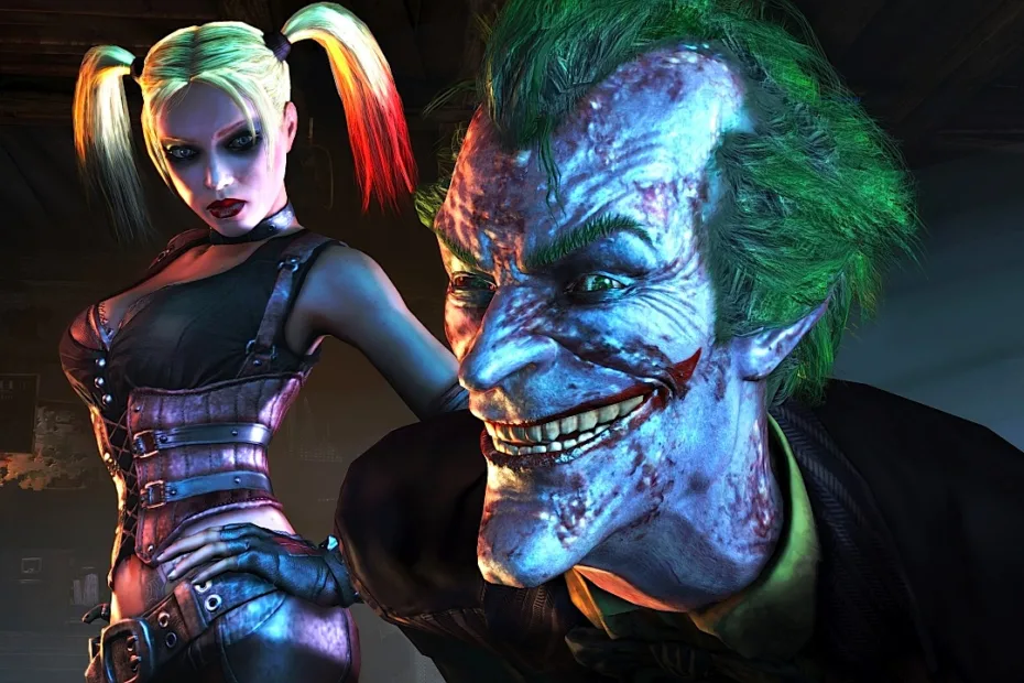 Batman Arkham City - Joker e Harley Quinn
