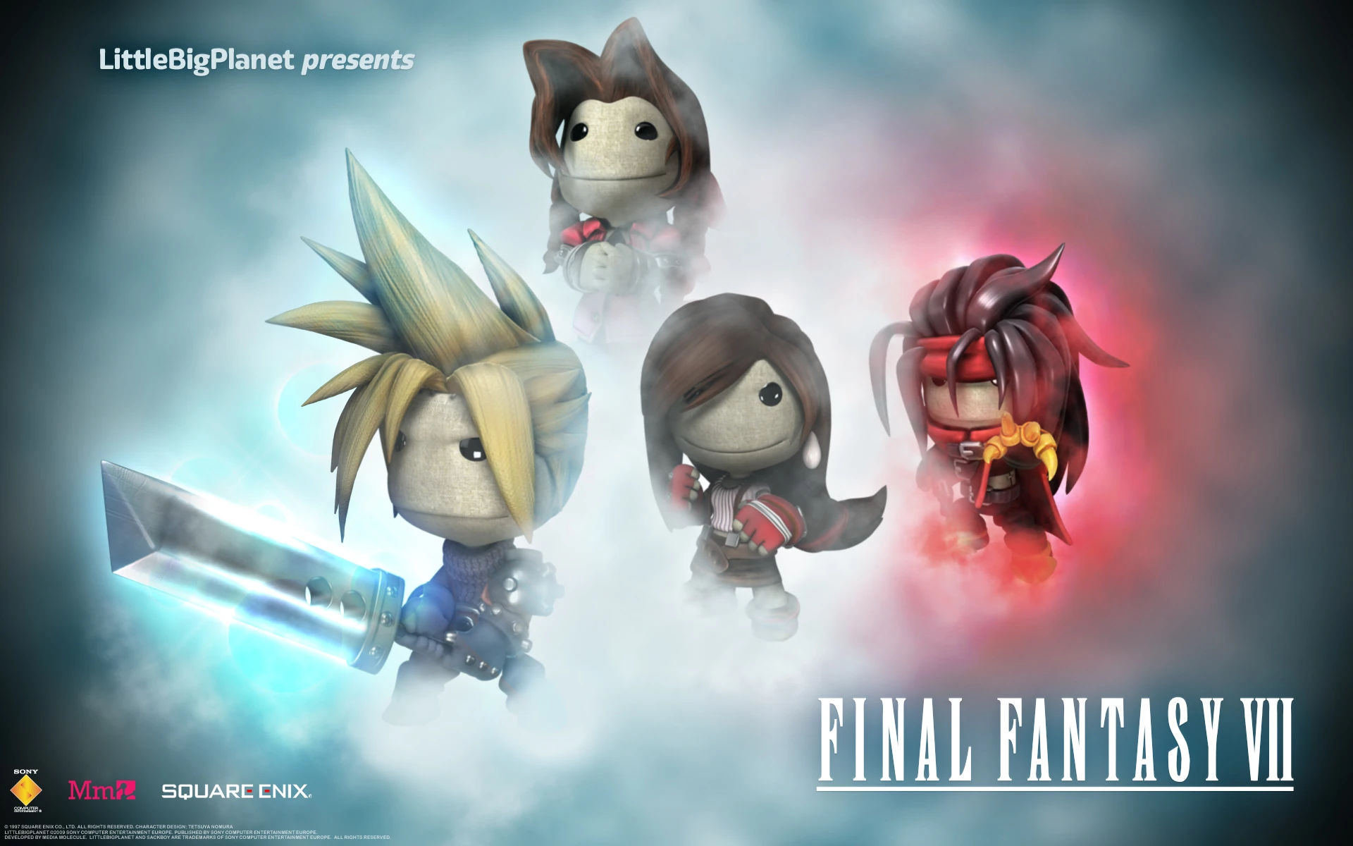 Personagens de Final Fantasy VII em LittleBigPlanet - 01