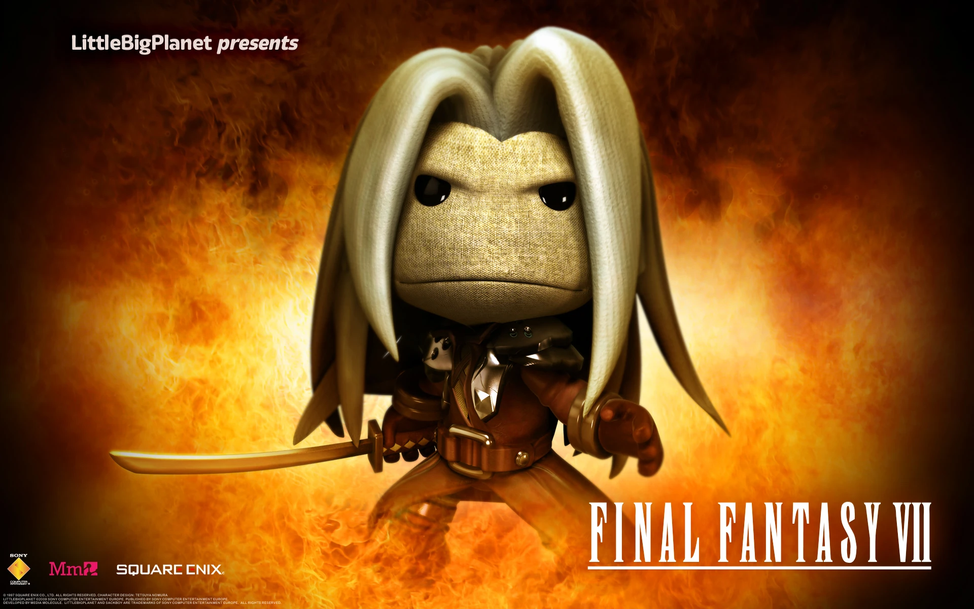 Personagens de Final Fantasy VII em LittleBigPlanet - 02 - Sephiroth
