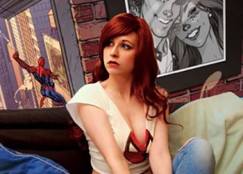 Cosplay da Mary Jane Watson (universo Homem-Aranha) Mary Jane Watson cosplay capa 01