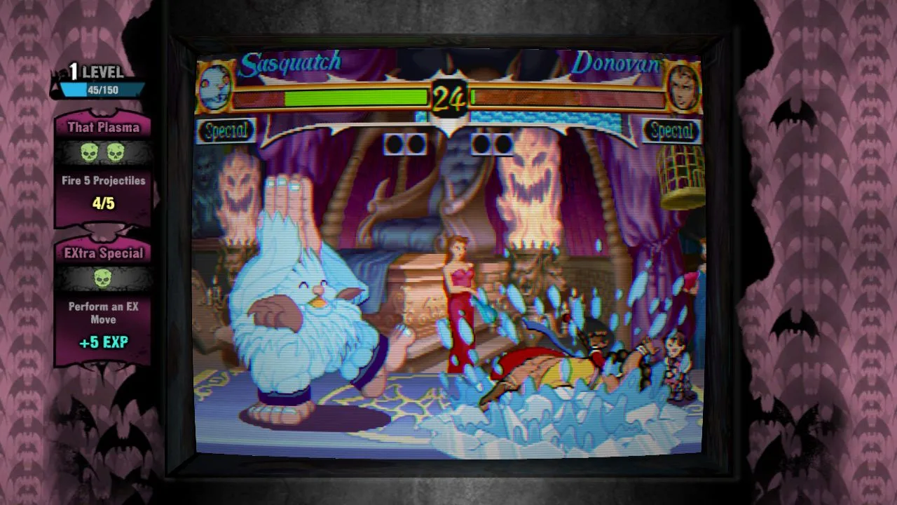 Darkstalkers Resurrection - Sasquatch vs Donovan