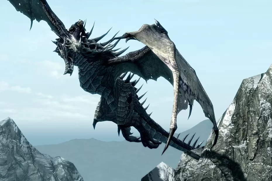 The Elder Scrolls V Skyrim - Dragonborn - Dragon