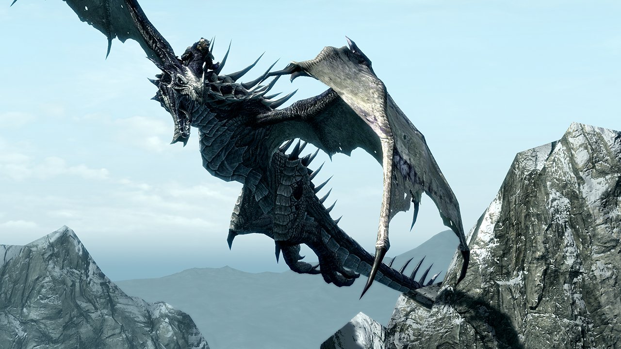 The Elder Scrolls V Skyrim - Dragonborn - Dragon