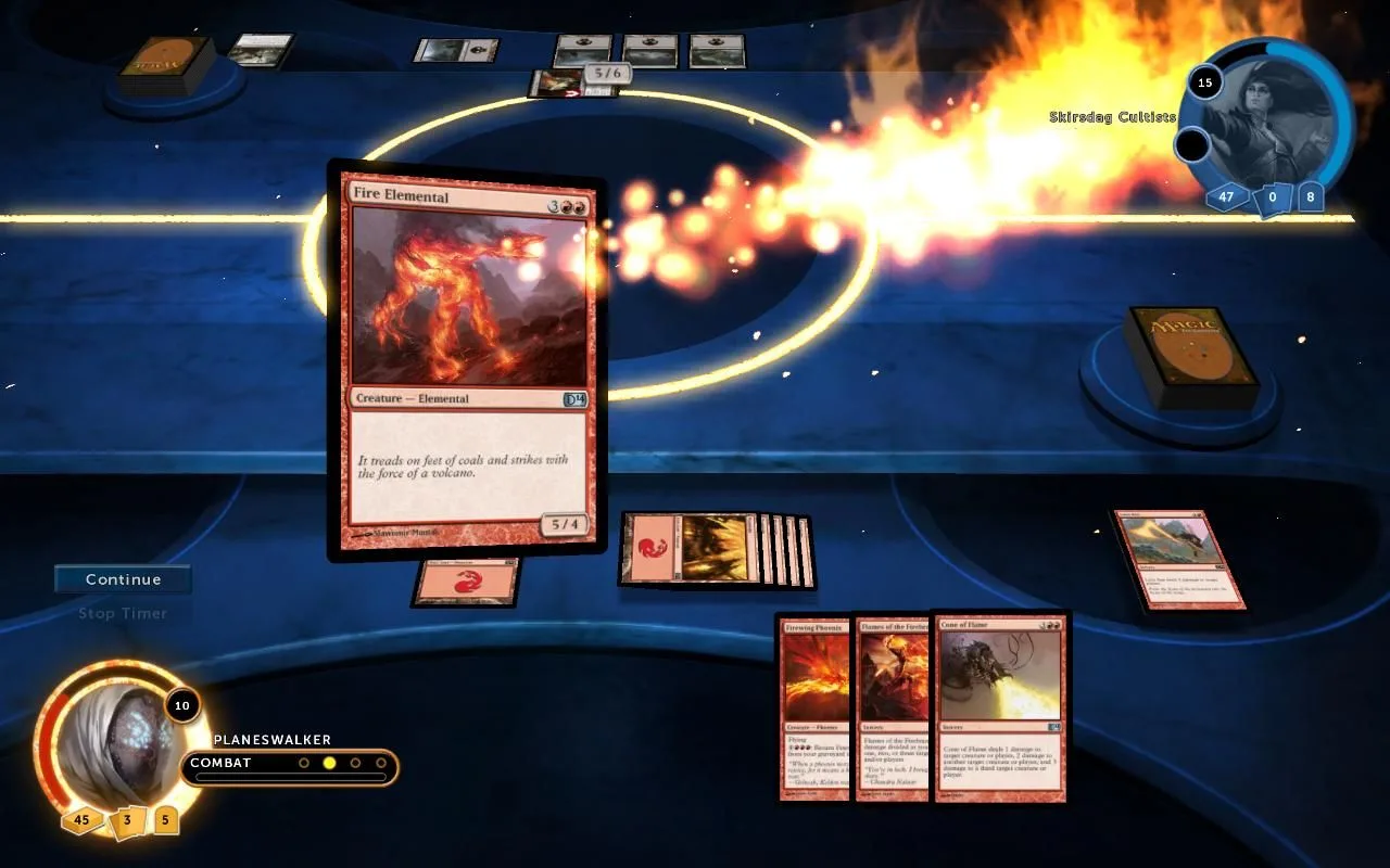 Anunciado Magic 2014: Duels of the Planeswalkers Magic 2014 - Deck vermelho na mesa