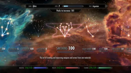 Skyrim Smithing Tree - Imagem