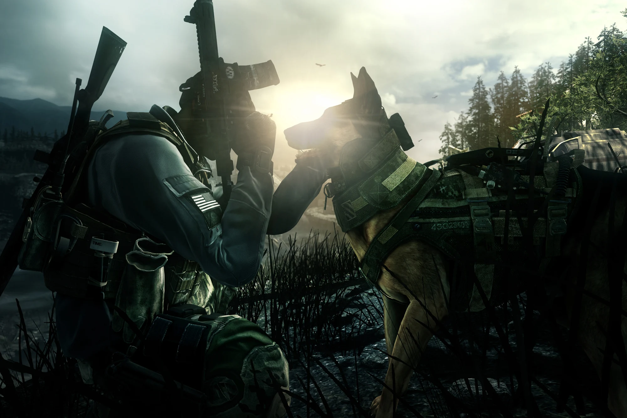 Call of Duty: Ghosts - Primeiras imagens e vídeos de gameplay Call of Duty Ghosts - Good boy riley