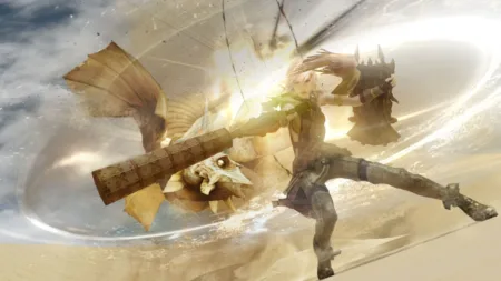 Lightning Returns - Final Fantasy XIII - Combate no deserto