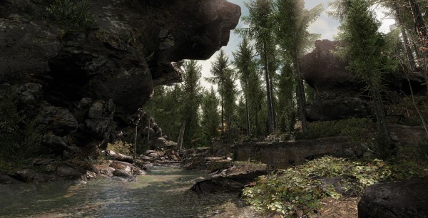 CryEngine - Imagem - Floresta e Riacho