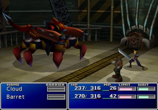 Final Fantasy VII PC Battle Screenshot