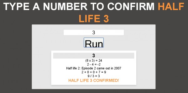 Half Life 3 Generator