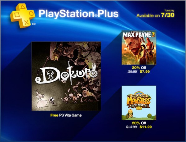 PlayStation Plus Dokuro e Max Payne 3