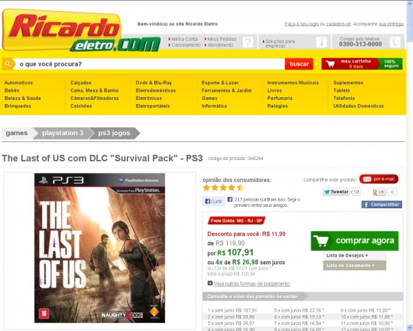 The Last of Us Promocao Ricardo Eletro