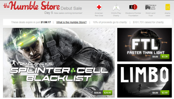 Humble Bundle Store - Splinter Cell Blacklist