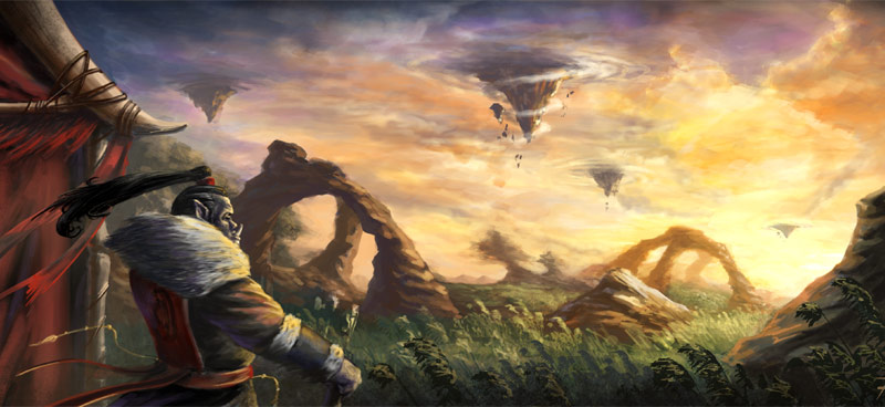 World of Warcraft - Nagrand Art - Imagem