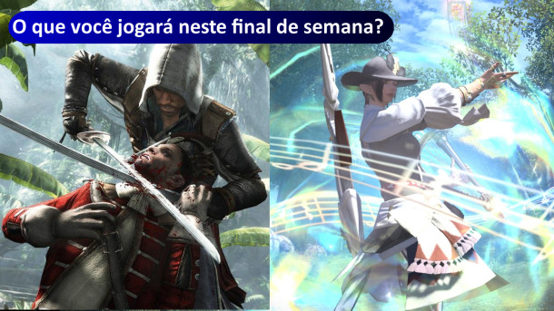 Banner Final de Semana - Final Fantasy XIV - Assassins Creed IV