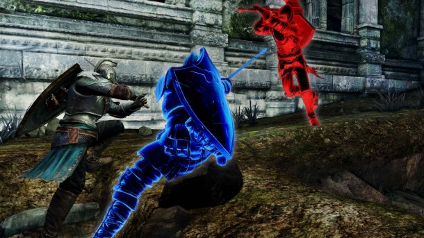 Dark Souls II - PvP - Blue Sentinel vs Dark Spirit