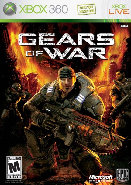 Gears of War - Xbox 360 Cover
