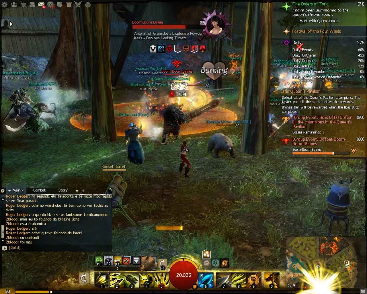 Guild Wars 2 - The Crown Pavilion - Boom-Boom Baines