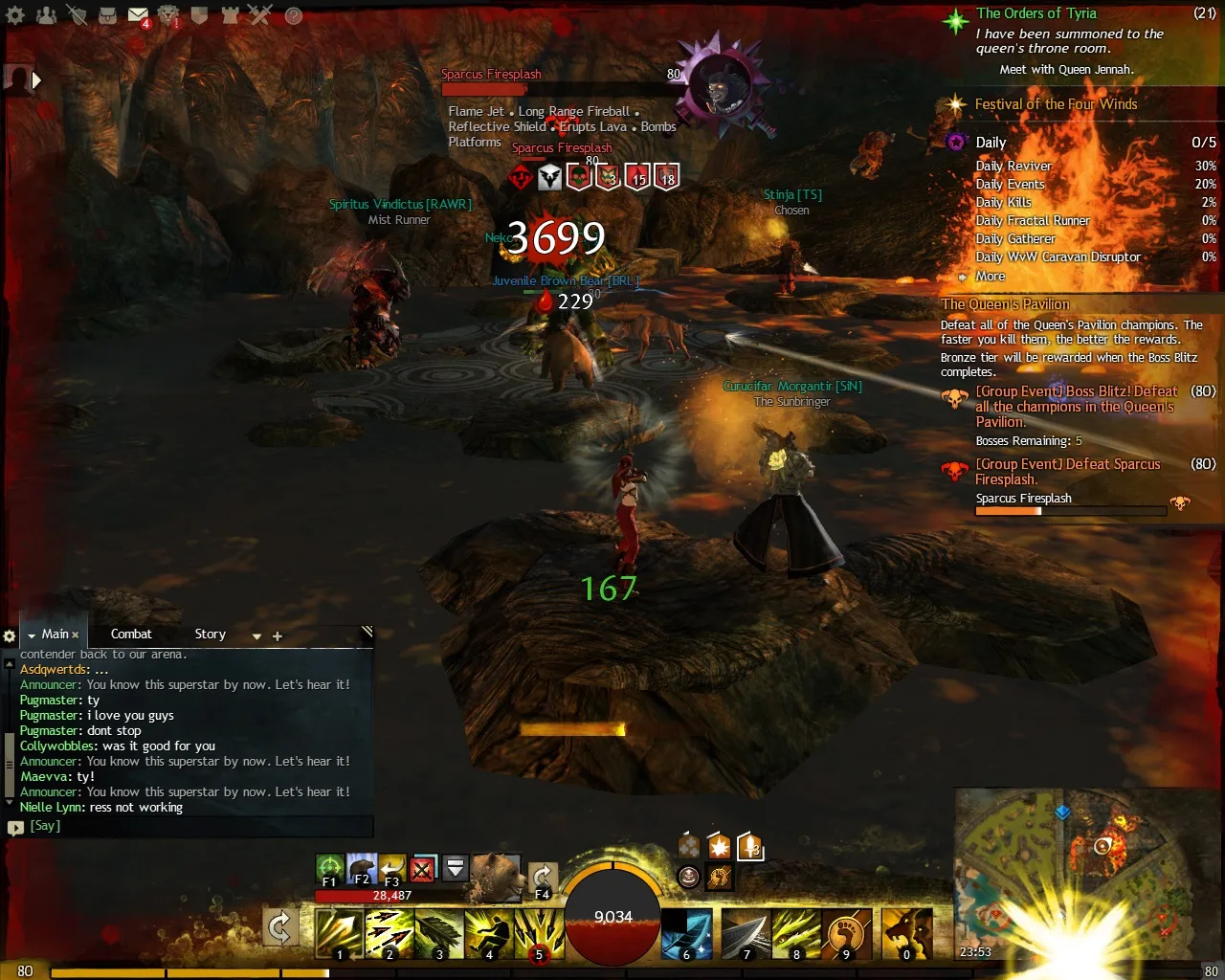 Guild Wars 2 - The Crown Pavilion - Sparcus Firesplash