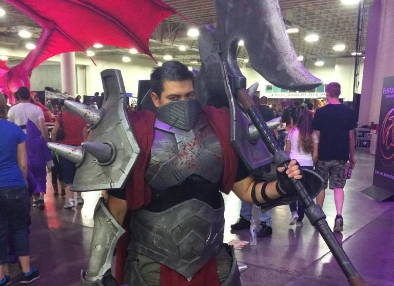 Darius cosplay capa