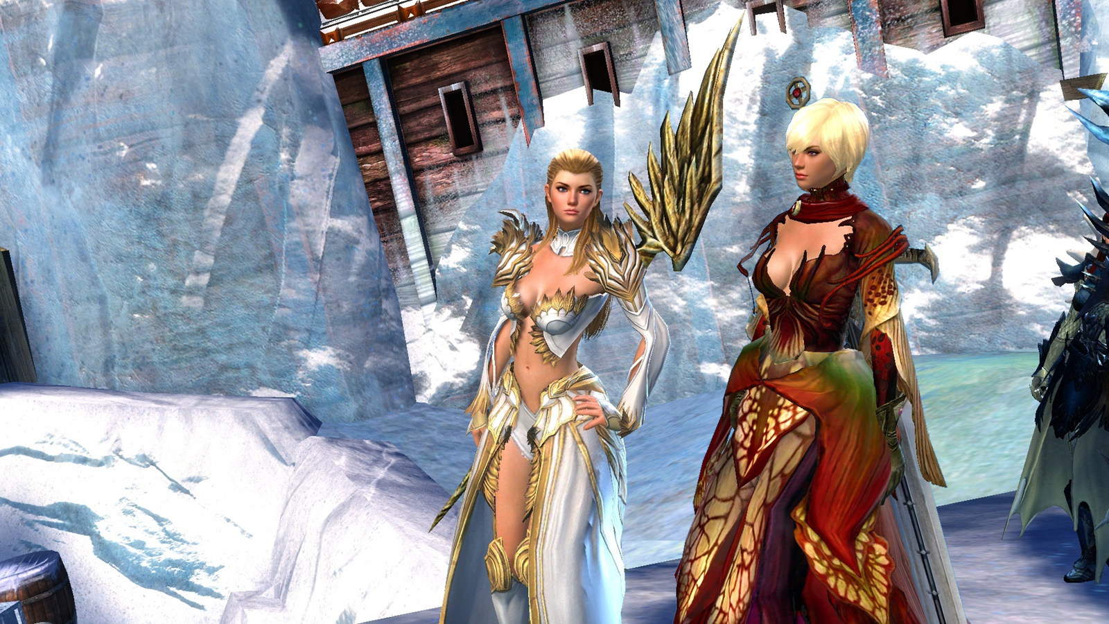 Guild Wars 2 - Light Armor Screenshot - White and Red