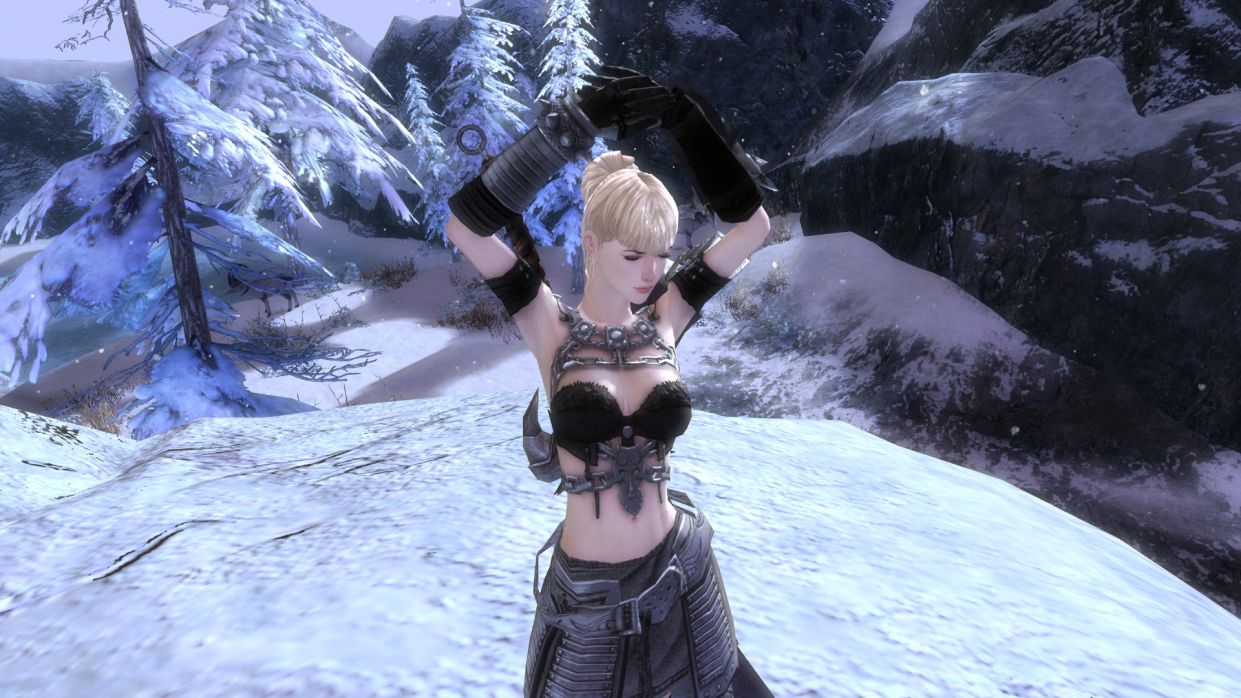 Guild Wars 2 - Woman Snow Screenshot