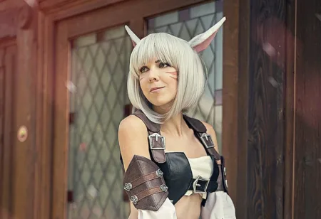 Miqote Cosplay - Final Fantasy - Kamui capa