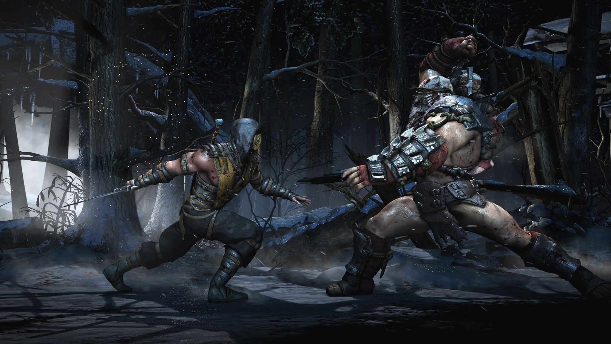 Mortal Kombat X - Scorpion vs Ferra-Torr - Snow Forest Showdown