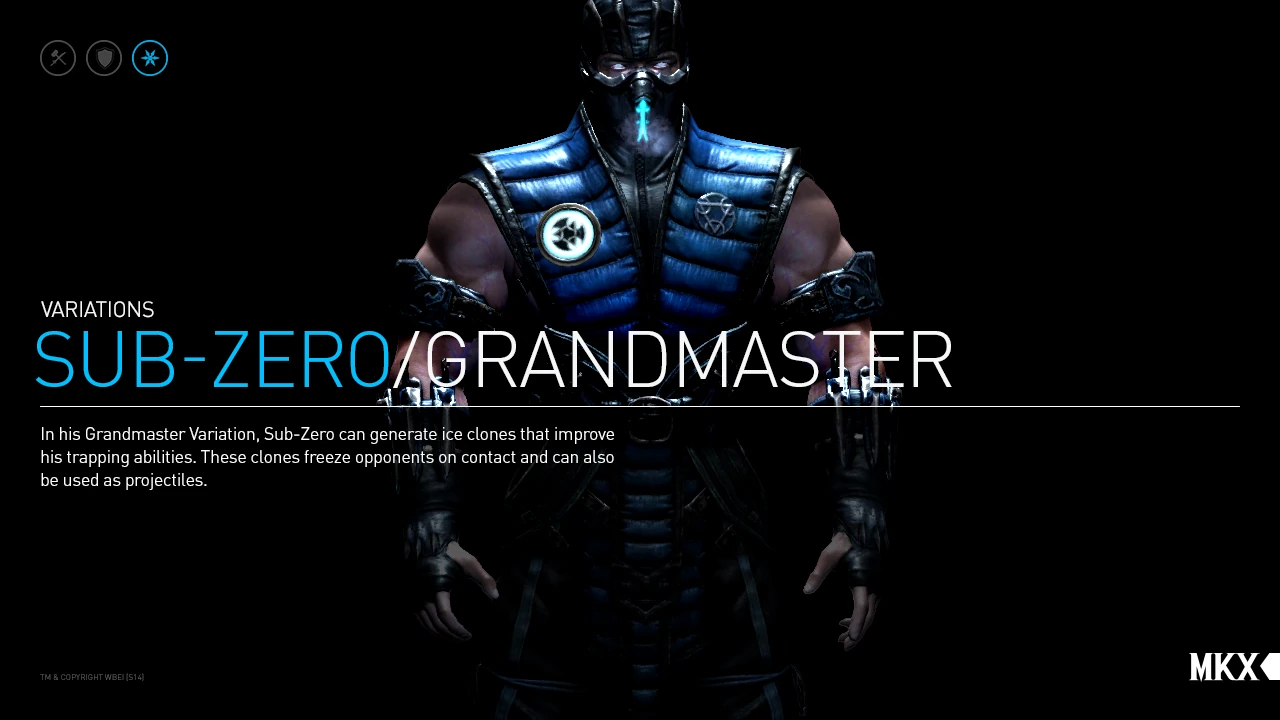 Mortal Kombat X - Sub-Zero - Grand Master Variation
