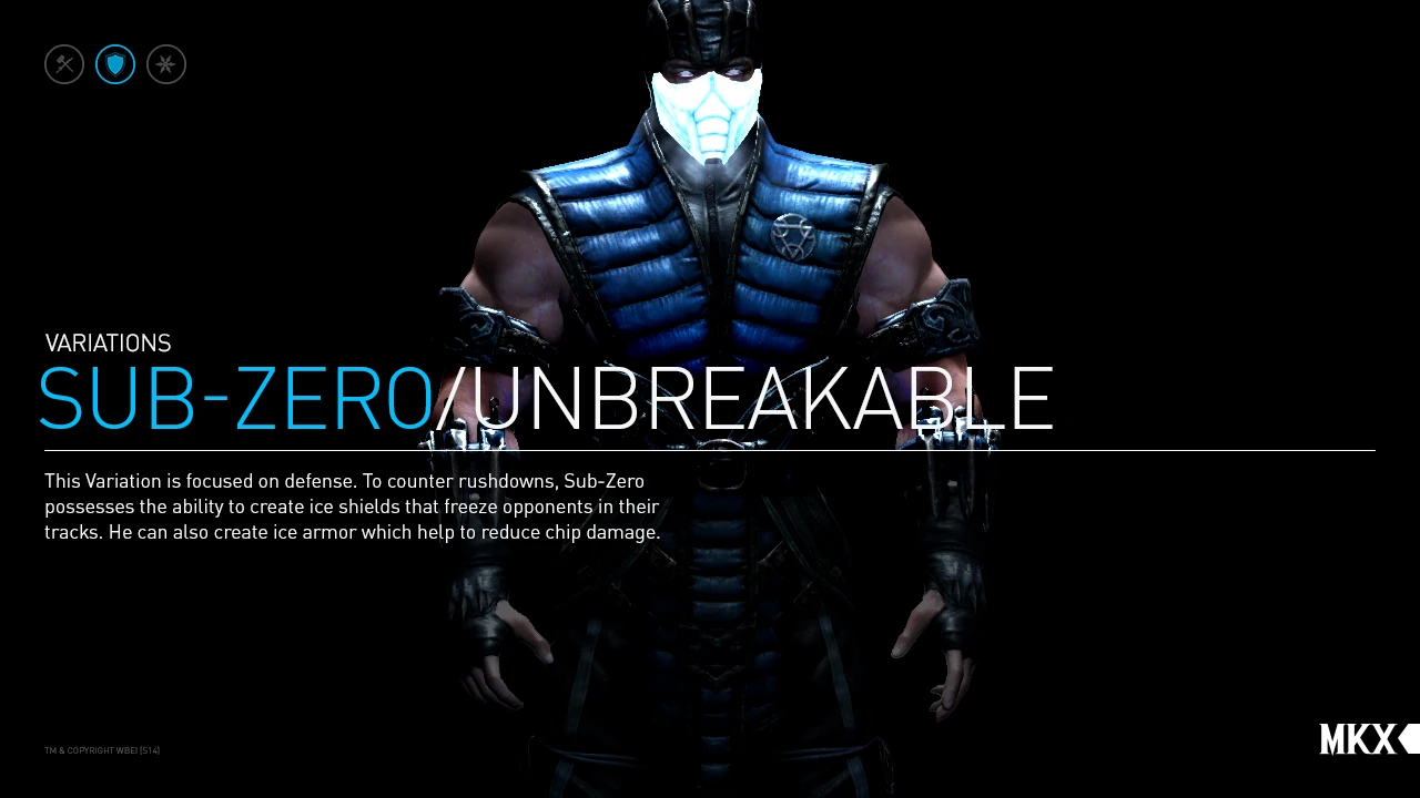 Mortal Kombat X - Sub-Zero - Unbreakable Variation - A frozen fortress