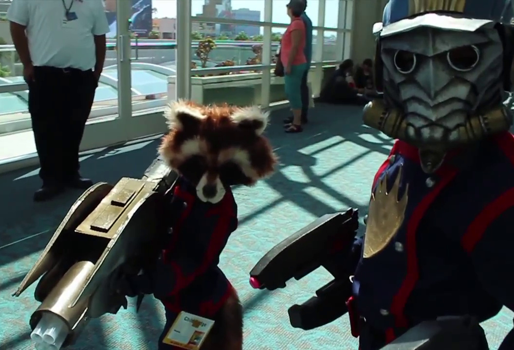 Rocket Raccoon - Guardiões da Galáxia - Cosplay - San Diego Comic-Con 2014
