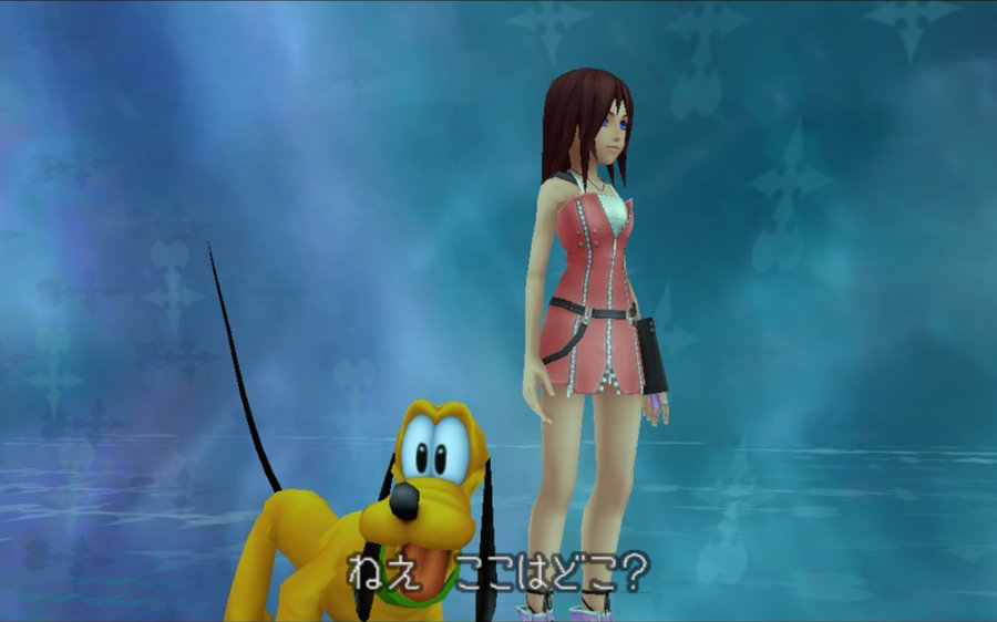 Kairi e Pluto - Kingdom Hearts