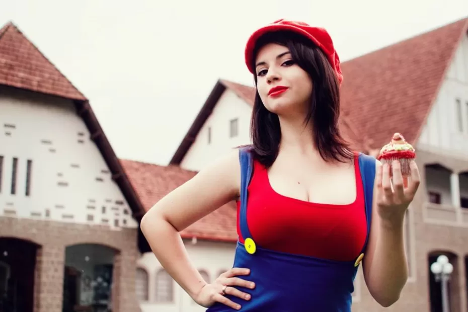 Hotarully Cosplayer - Super Mario - Female Cosplay - 04