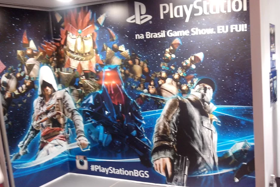 Brasil Game Show 2014 - Estande da Sony - 01