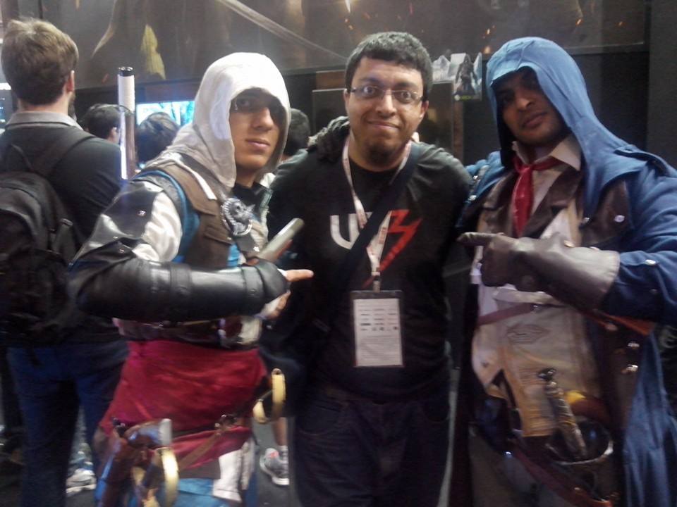 Cosplayers de Assassin's Creed na BGS