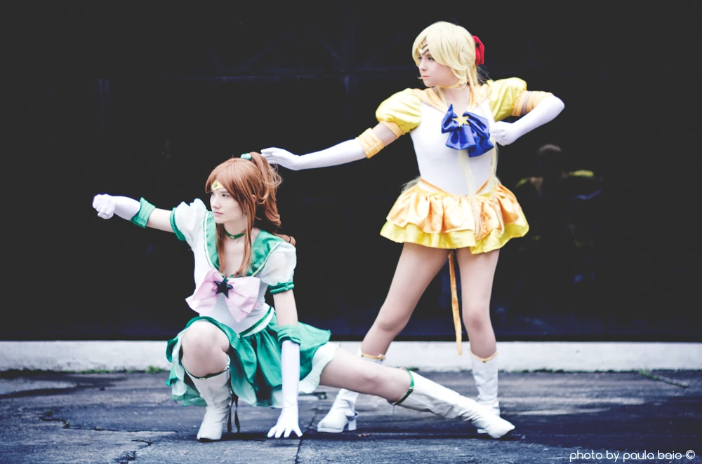Sailor Jupiter e Sailor Venus - Cosplays