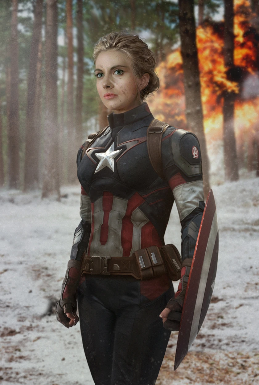 Vingadores - Alison Brie como Capitã América - Miss America - 02