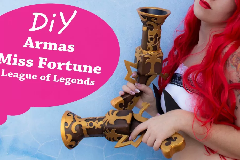 Armas da Miss Fortune com EVA - Cosplay de League of Legends - 2