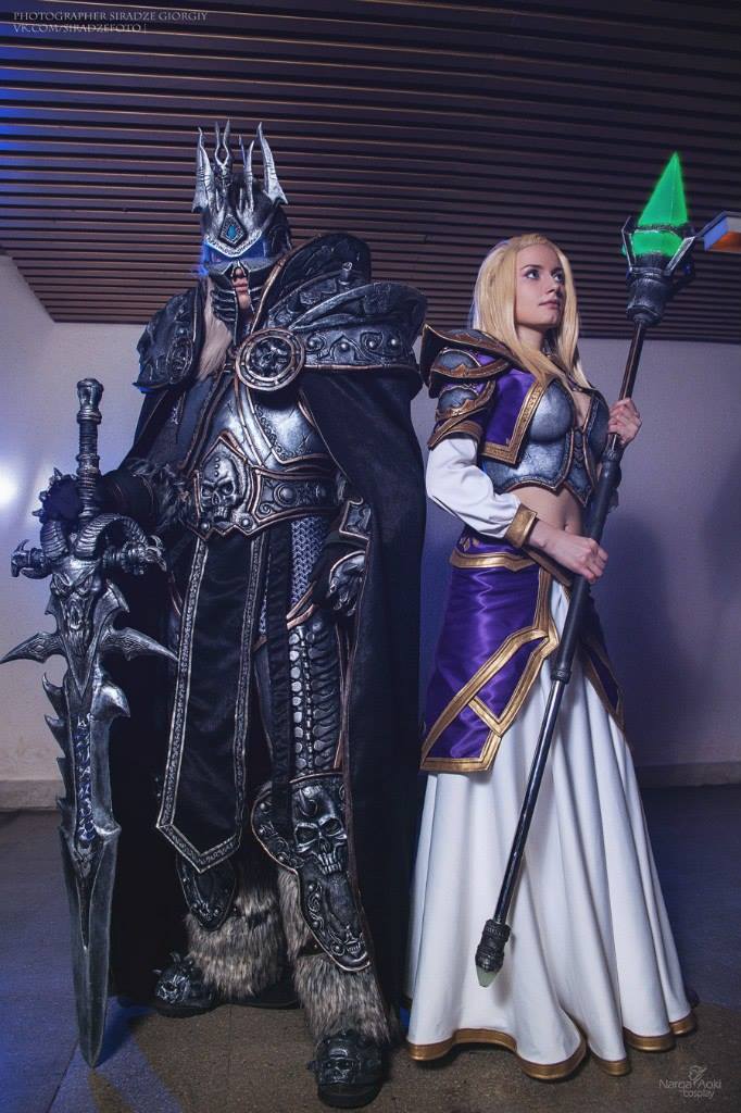 Jaina e Arthas - Cosplays - Por Narga and Aoki Cosplay - World of Warcraft