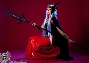 Cosplay perfeito da Hilda de Polaris, de Cavaleiros do Zodíaco Linda Cosplay da Hilda de Polaris - Cavaleiros do Zodíaco - Por Francesca Dani - 06