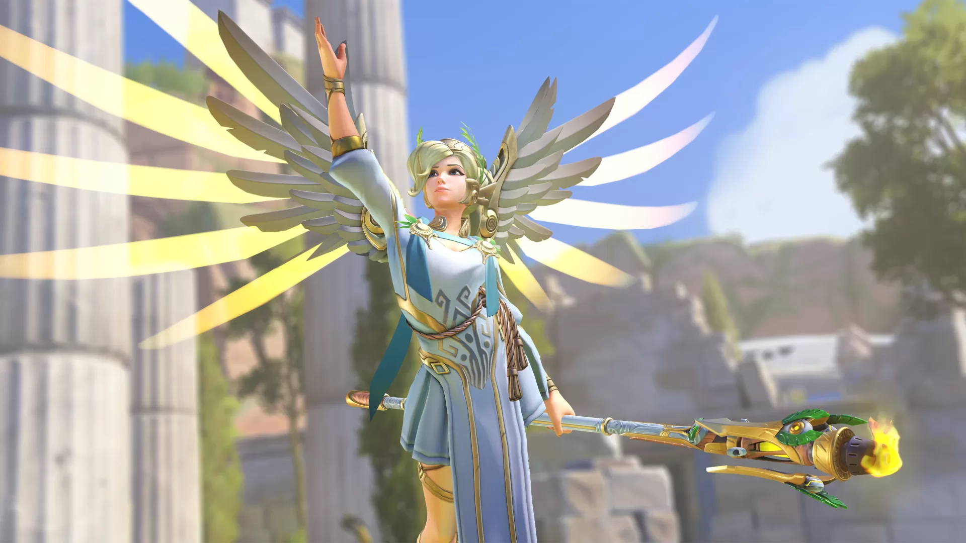Overwatch 2 - Mercy Winged - Victory Skin 02 - Summer Games
