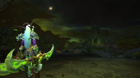 World of Warcraft - Caçadora de Demônios Elfa Noturna - Legion